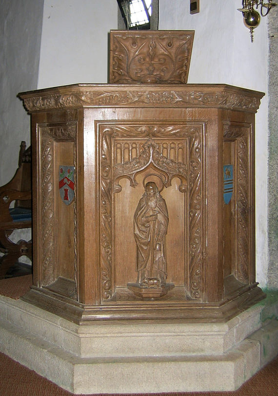 St Anthony in Meneage Pulpit