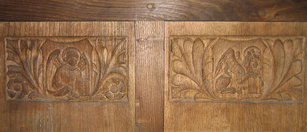 St Pinnock Panelling detail